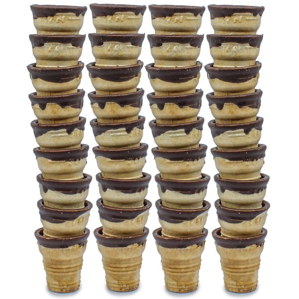 Waffel - Likörbecher | 36 Stück